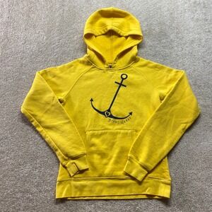 Champion Sweatshirt Girls Small Yellow Anchor Great Lakes Hoodie